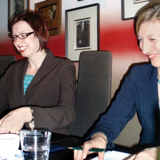 Andrea Libová z PCB (vlevo) a Lenka Petržílková z agentury CzechTourism Andrea Libová z PCB (vlevo) a Lenka Petržílková z agentury CzechTourism