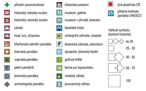 Legenda kartogramů Legenda kartogramů