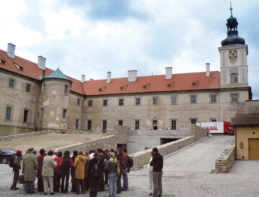Jezuitská kolej během rekonstrukce