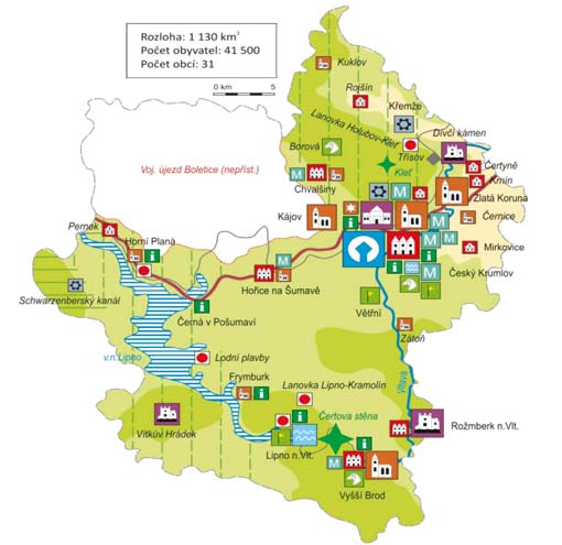 Potenciál cestovního ruchu na území ORP Český Krumlov Potenciál cestovního ruchu na území ORP Český Krumlov