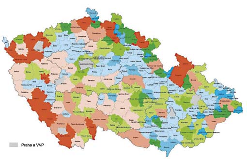 Typy využití potenciálu cestovního ruchu obvodů ORP ubytovacími zařízeními Typy využití potenciálu cestovního ruchu obvodů ORP ubytovacími zařízeními