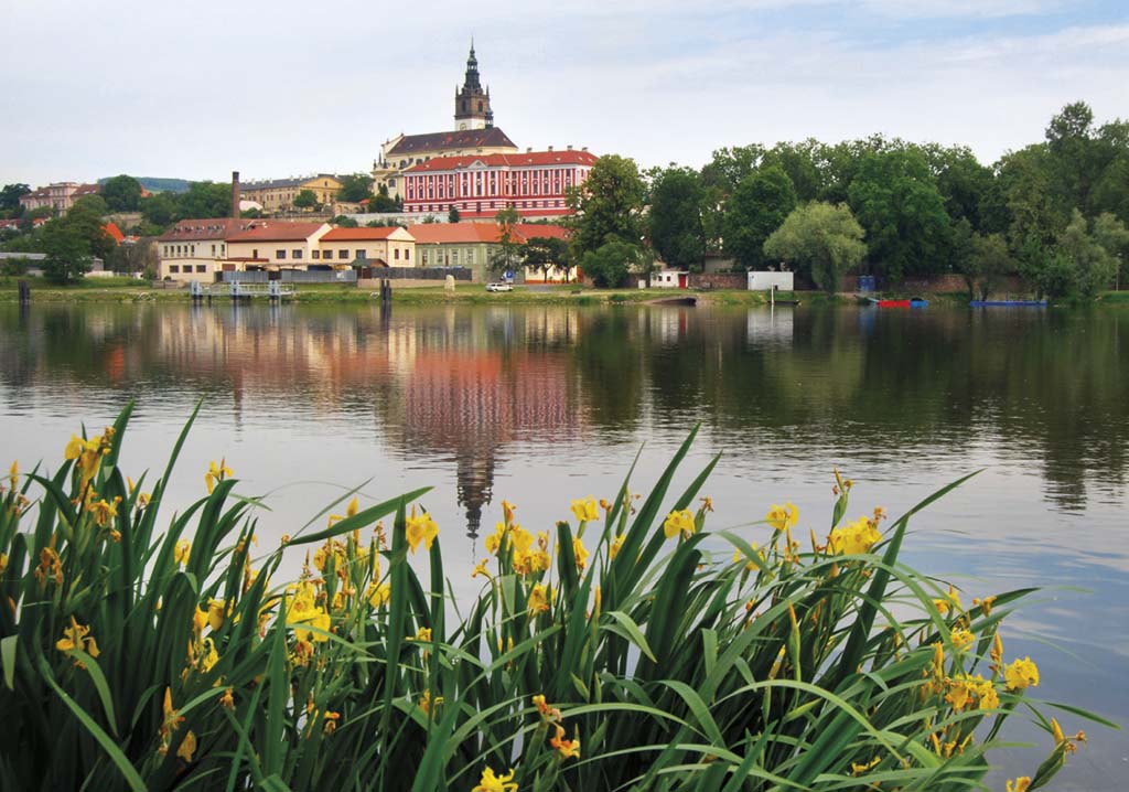 			Typický pohled na Litoměřice přes Labe			