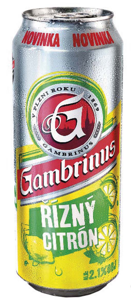 Novinky z Plzně – Gambrinus řízný citron Novinky z Plzně – Gambrinus řízný citron