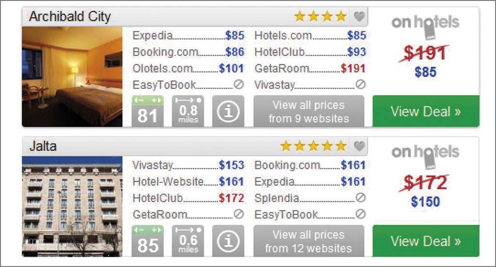 Obrázek 2 – Ukázka výsledku vyhledávání na meta search vyhledávači Obrázek 2 – Ukázka výsledku vyhledávání na meta search vyhledávači