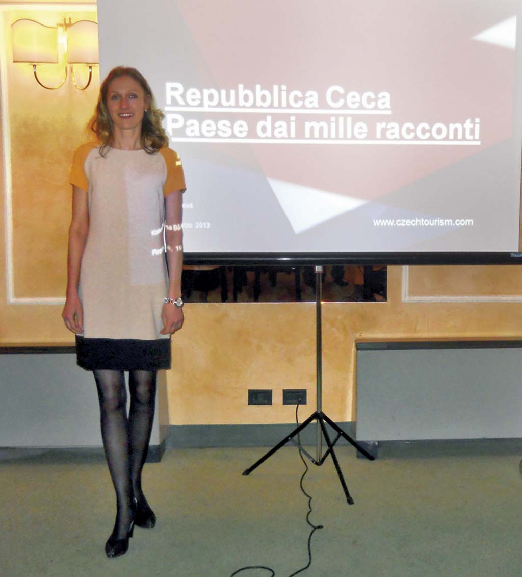 			Kateřina Bělunková (ZZ v Itálii) představila Česko jako zemi příběhů			