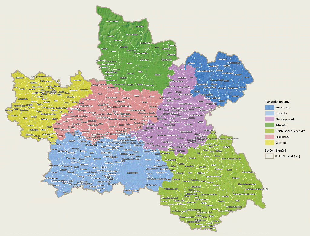 Turistické regiony Královéhradeckého kraje