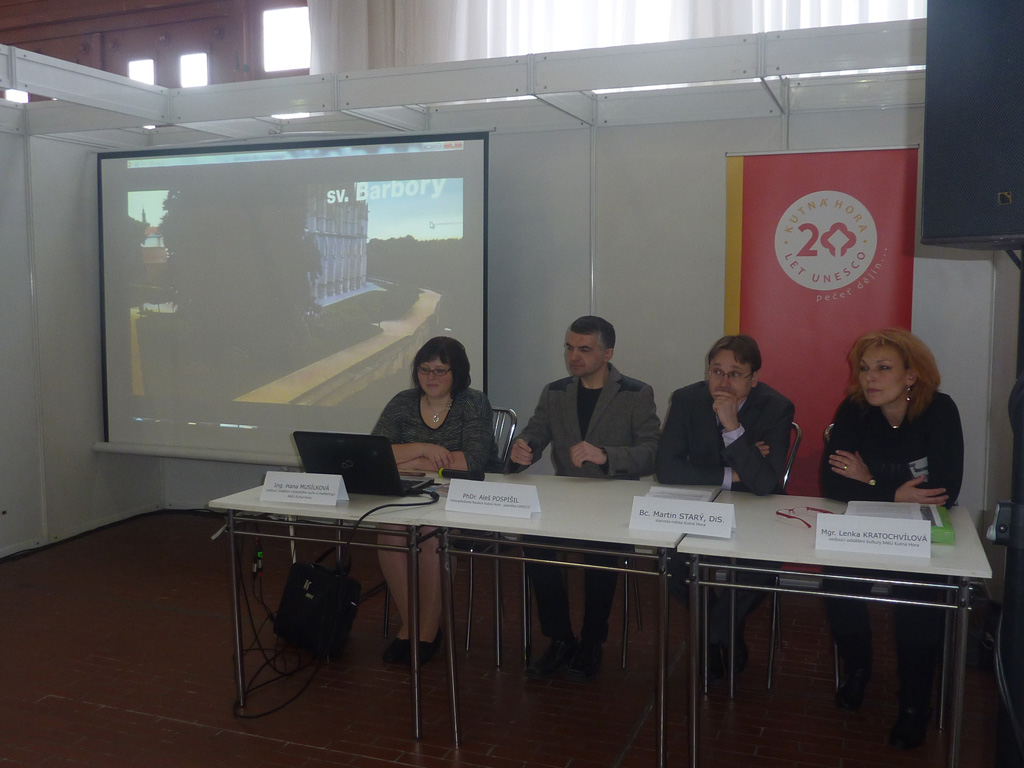 Zástupci města na tiskové konferenci