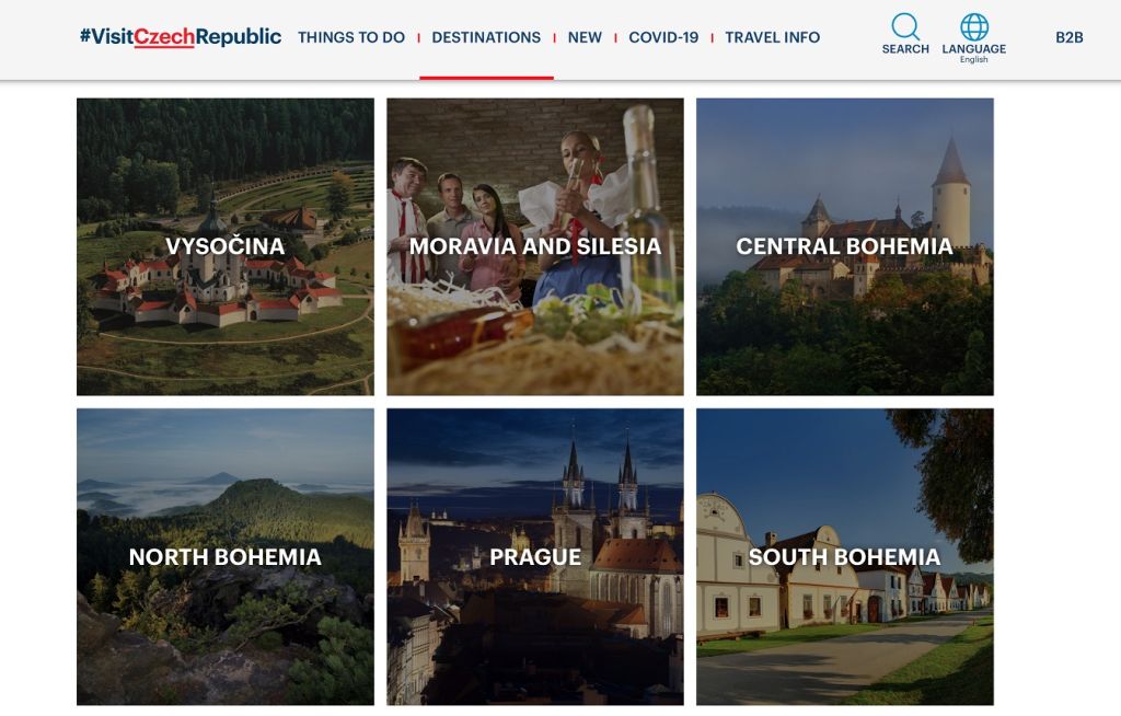 Stránky www.visitczechrepublic.com nově prezentují Českou republiku zahraničním turistům