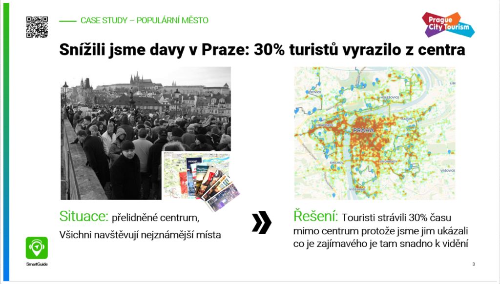 Ve spolupráci s PCT se podařilo inspirovat 30 % turistů k objevování méně známých míst v Praze