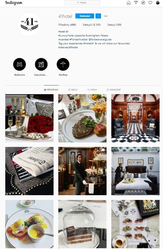 Zdroj: instagramový profil 41 Hotel