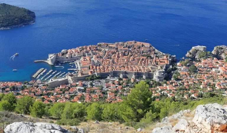 Dubrovník panorama, Chorvatsko
