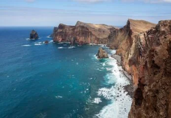 Útesy Ponta de São Lourenço na východním cípu Madeiry