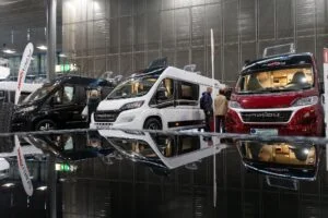 Obytné vozy na veletrhu Caravaning Brno, předchozí ročník