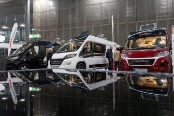 Obytné vozy na veletrhu Caravaning Brno, předchozí ročník